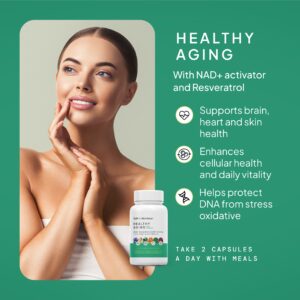 Healthy Aging Supplement for Women with Resveratrol, CoQ10 & Hyaluronic Acid - Image 3