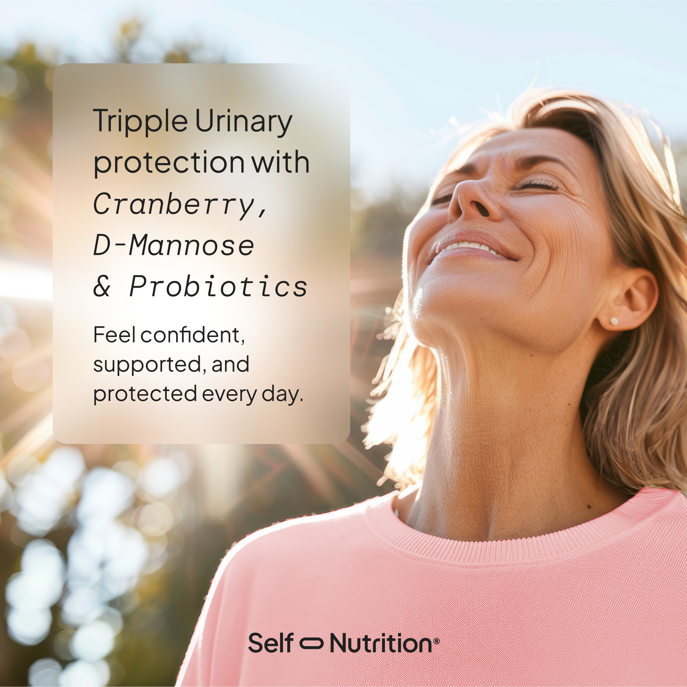 Women's Urinary Care Supplement with D-Mannose, Cranberry & Probiotics - Image 3